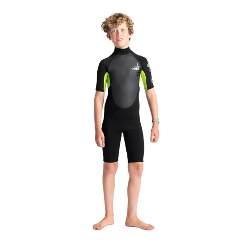 C-Skins Element 3:2 Junior Shorti Wetsuit Black/Lime